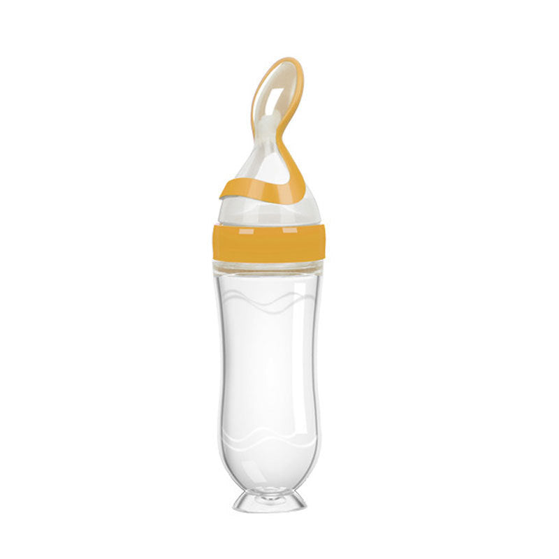 Biberon avec cuillère pour bebe intégrer