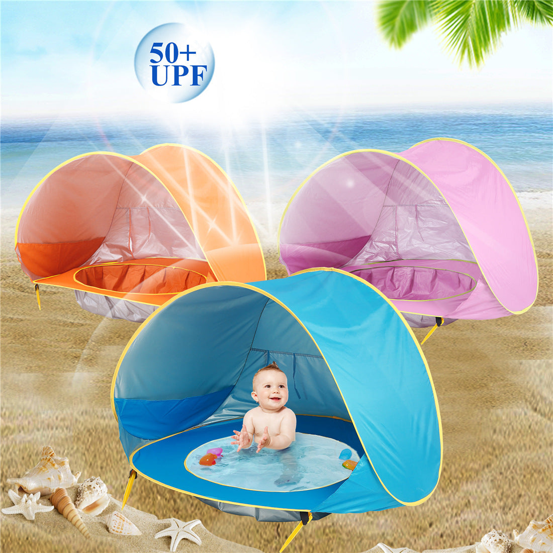 Piscine pour bebe avec protection anti UV