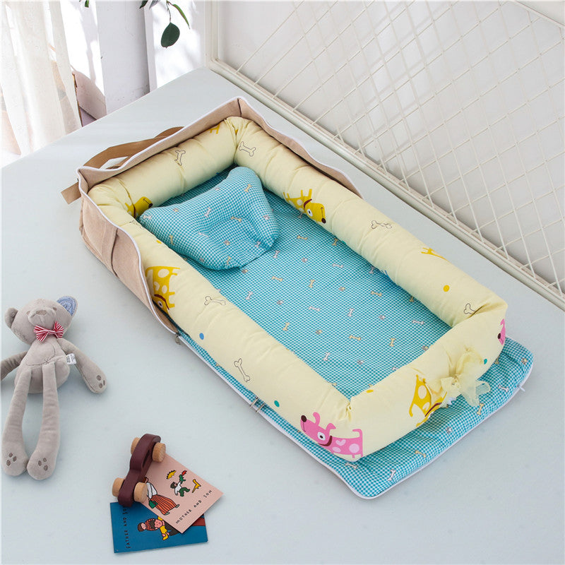 Lit rembourrer portable pour bebe