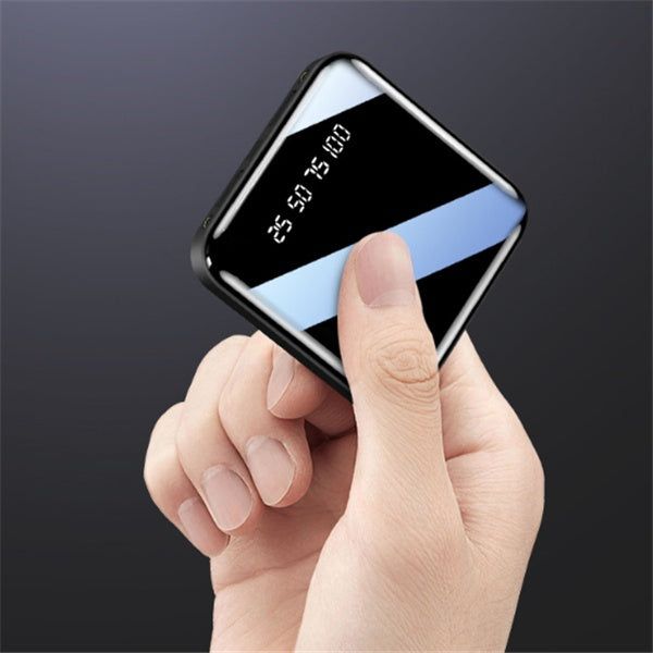 Batterie externe portable avec miroir intégrer