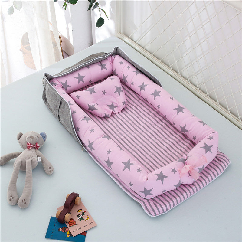 Lit rembourrer portable pour bebe