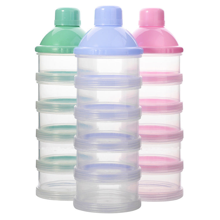 Boite doseuse 5 compartiments pour lait en poudre