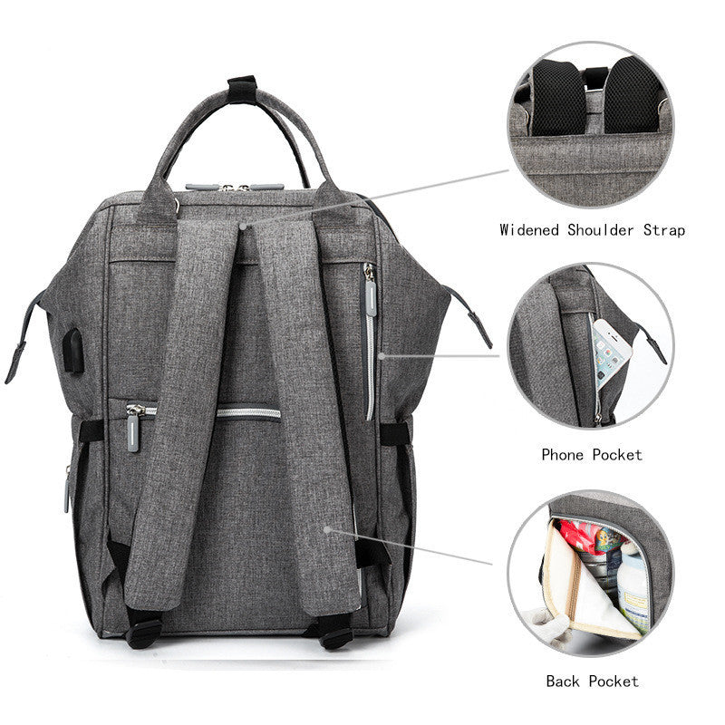 Sac multifonction imperméable pour maman