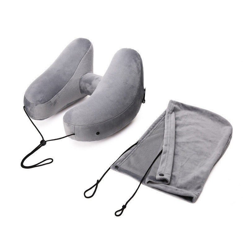 Coussin gonflable premium avec capuche
