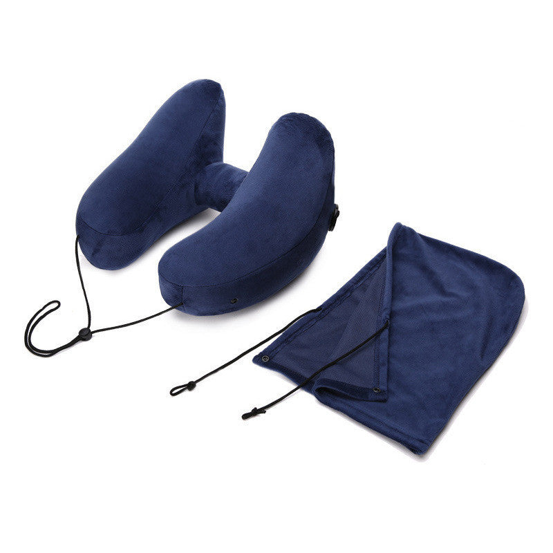 Coussin gonflable premium avec capuche
