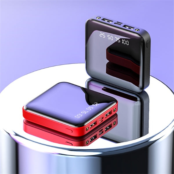Batterie externe portable avec miroir intégrer