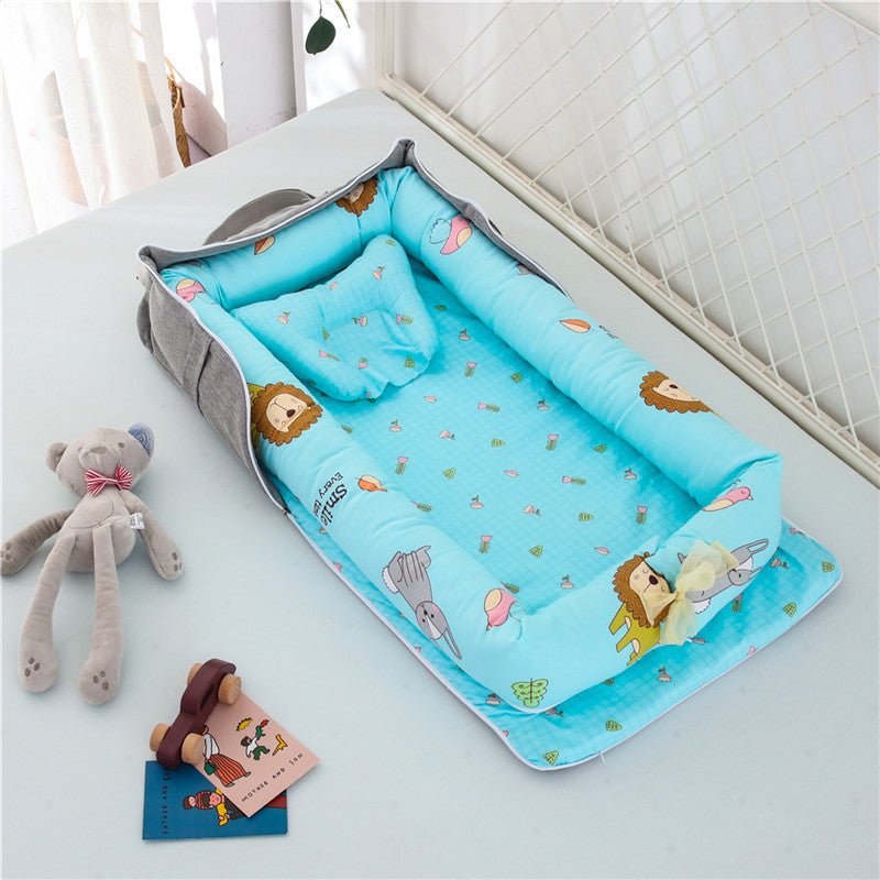Lit rembourrer portable pour bebe