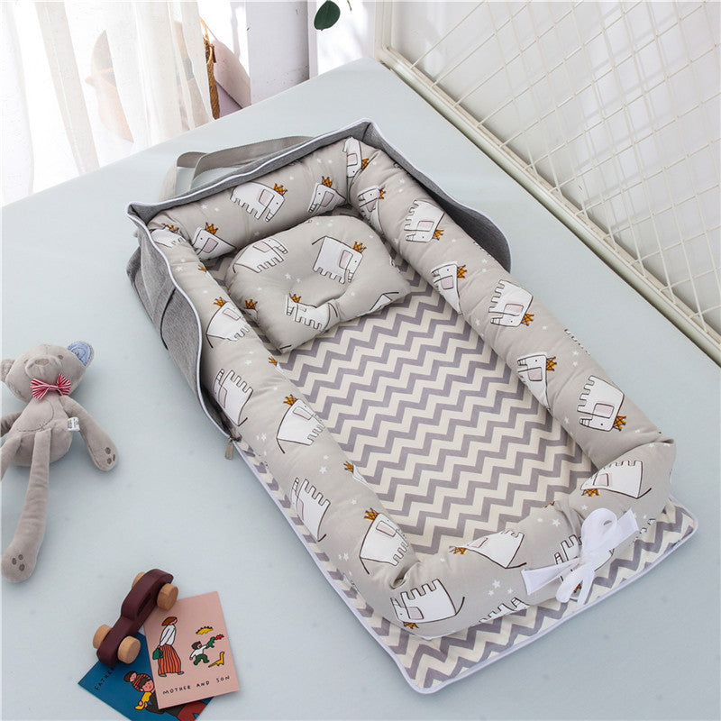 Lit rembourrer portable pour bebe