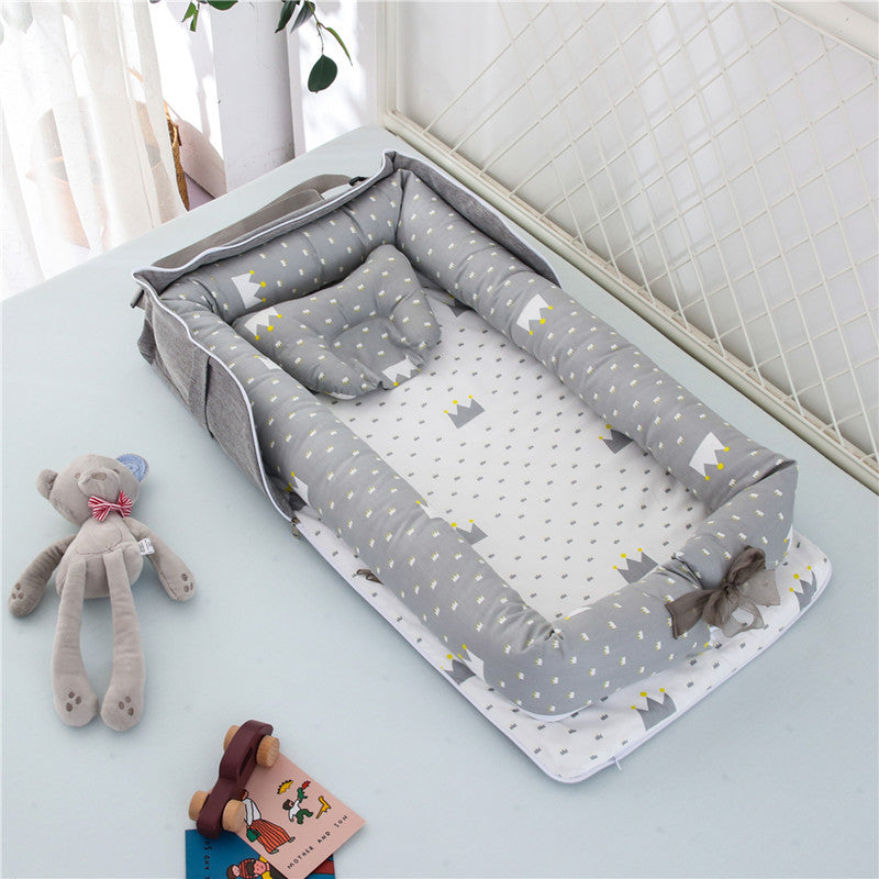 Lit rembourrer portable pour bebe
