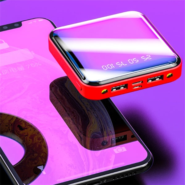 Batterie externe portable avec miroir intégrer