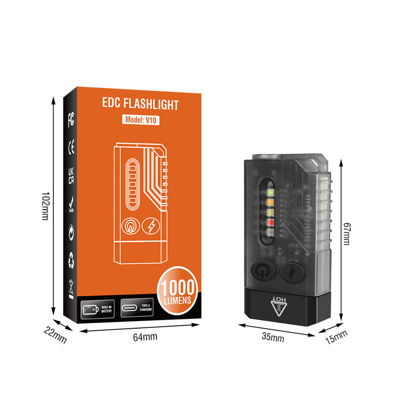 Batterie externe avec lampe puissante intégrer