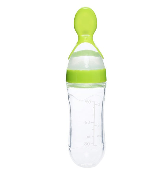 Biberon avec cuillère pour bebe intégrer