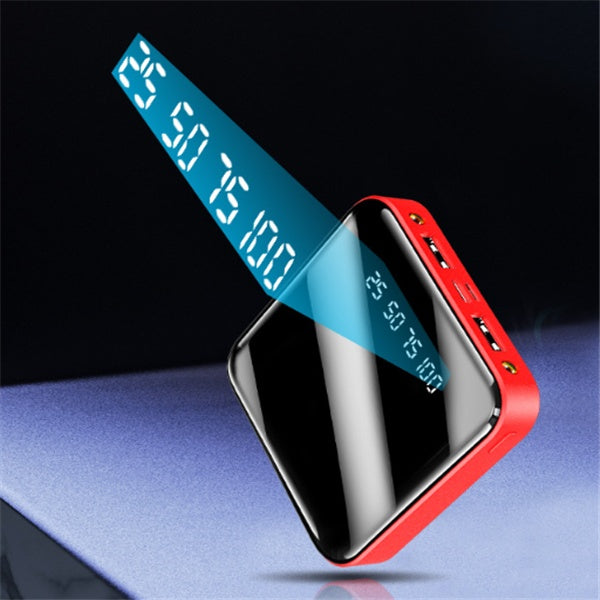 Batterie externe portable avec miroir intégrer