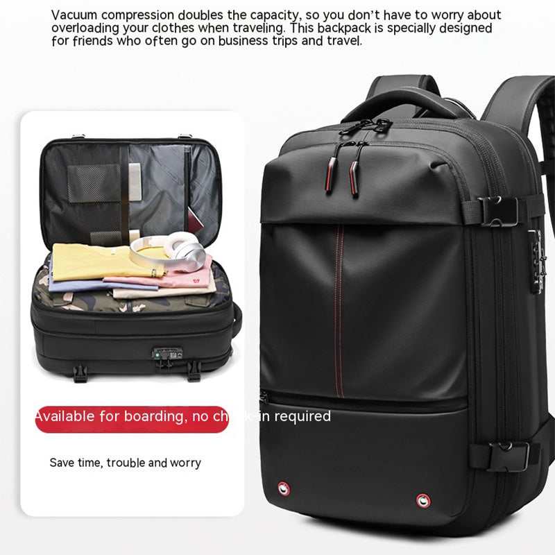Sac de voyage grande capacité avec system de compression sous vide
