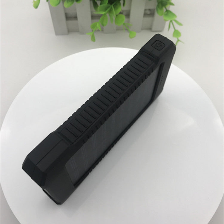 Chargeur solaire portable compatible iPhone.
