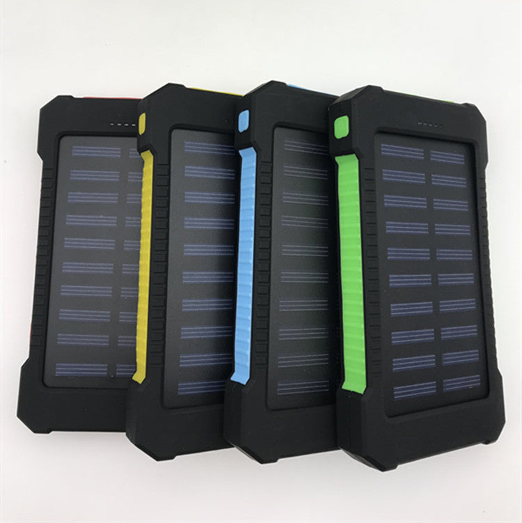 Chargeur solaire portable compatible iPhone.