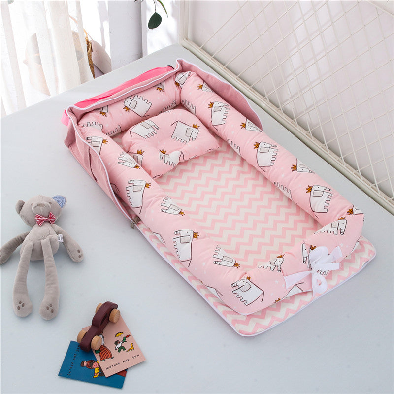 Lit rembourrer portable pour bebe