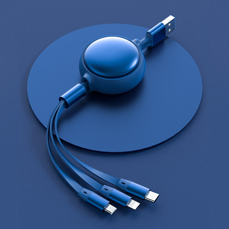 Cable rétractable 3 en 1