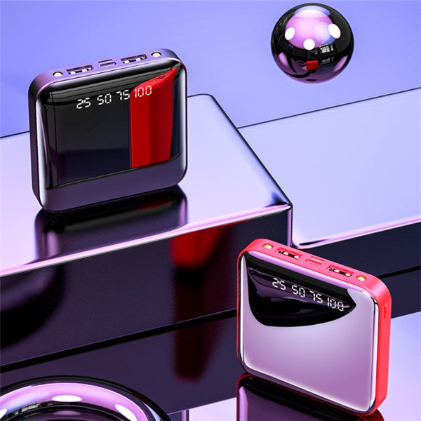 Batterie externe portable avec miroir intégrer