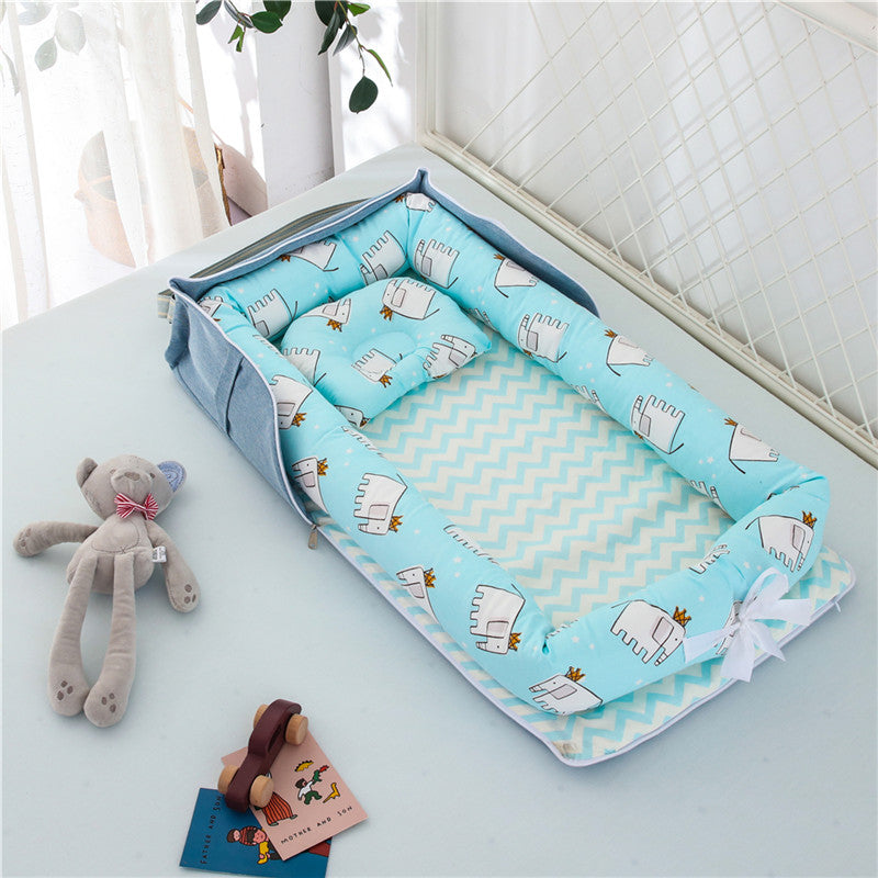 Lit rembourrer portable pour bebe