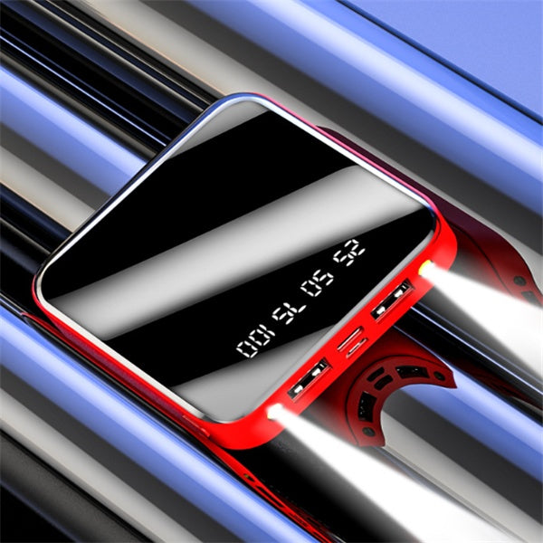 Batterie externe portable avec miroir intégrer