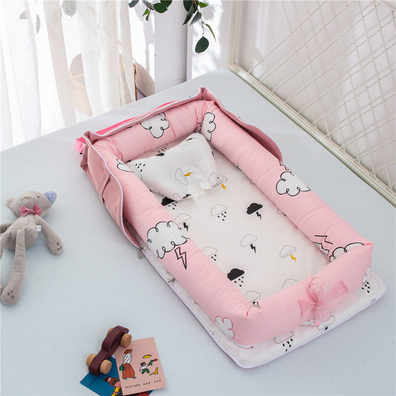 Lit rembourrer portable pour bebe