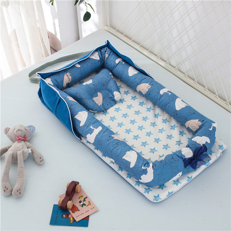 Lit rembourrer portable pour bebe