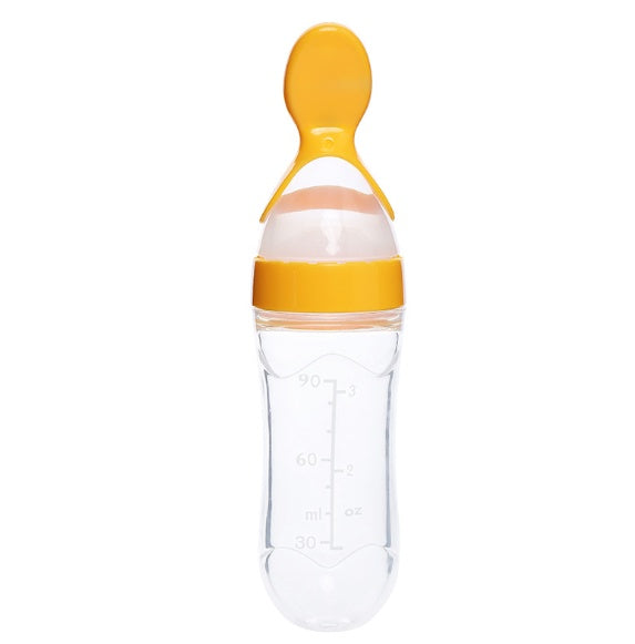 Biberon avec cuillère pour bebe intégrer