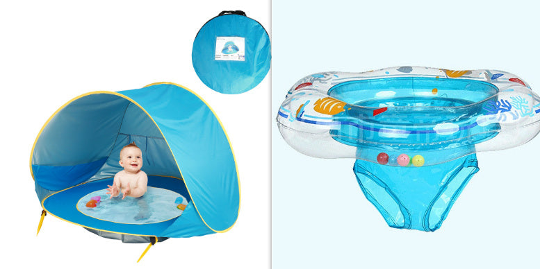 Piscine pour bebe avec protection anti UV