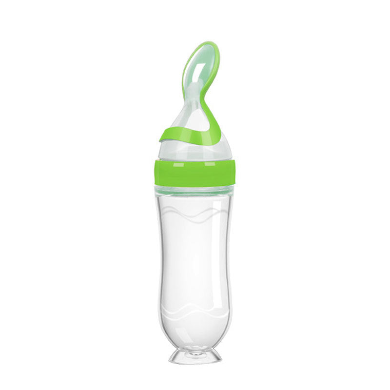 Biberon avec cuillère pour bebe intégrer