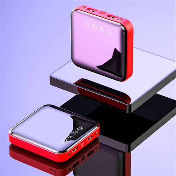 Batterie externe portable avec miroir intégrer