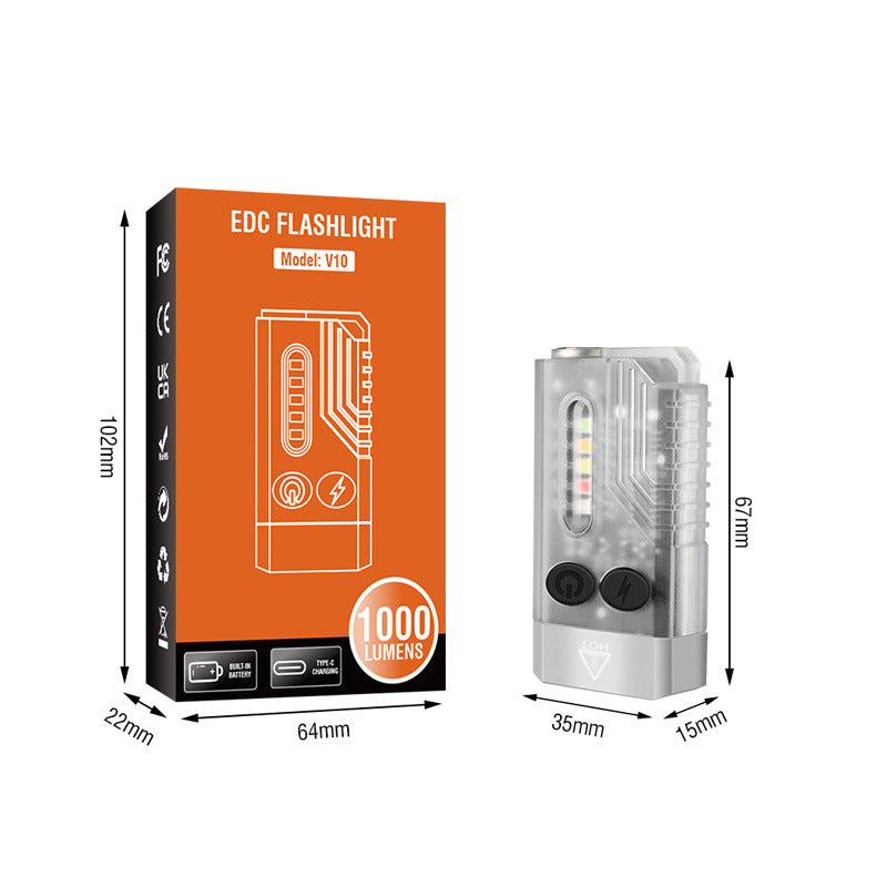 Batterie externe avec lampe puissante intégrer