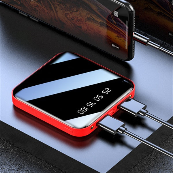 Batterie externe portable avec miroir intégrer