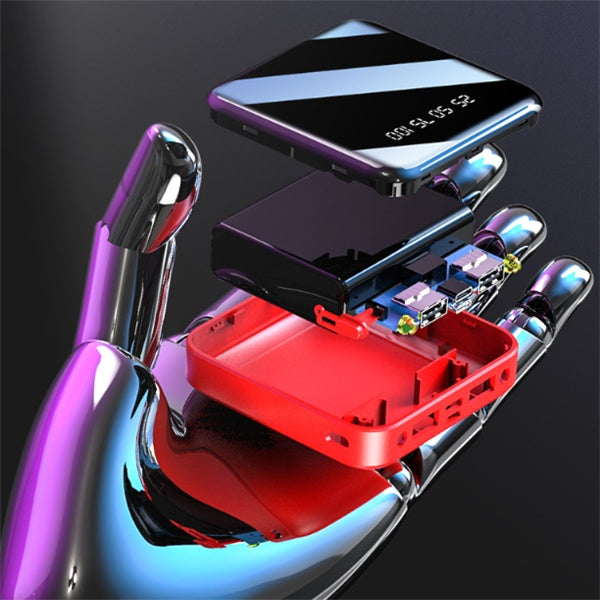 Batterie externe portable avec miroir intégrer