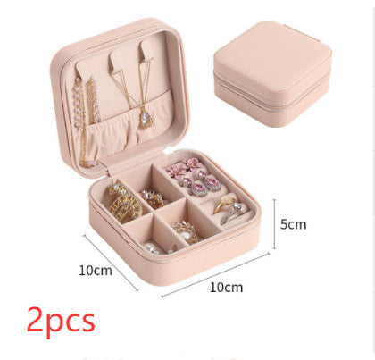 Boite de rangements portable pour bijoux et accessoires