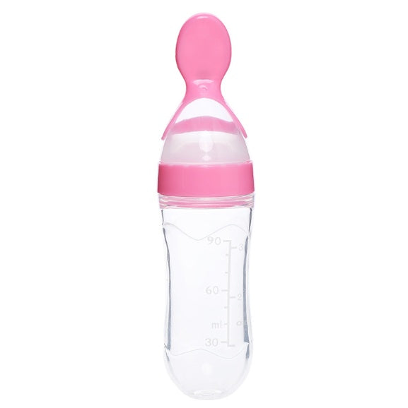 Biberon avec cuillère pour bebe intégrer