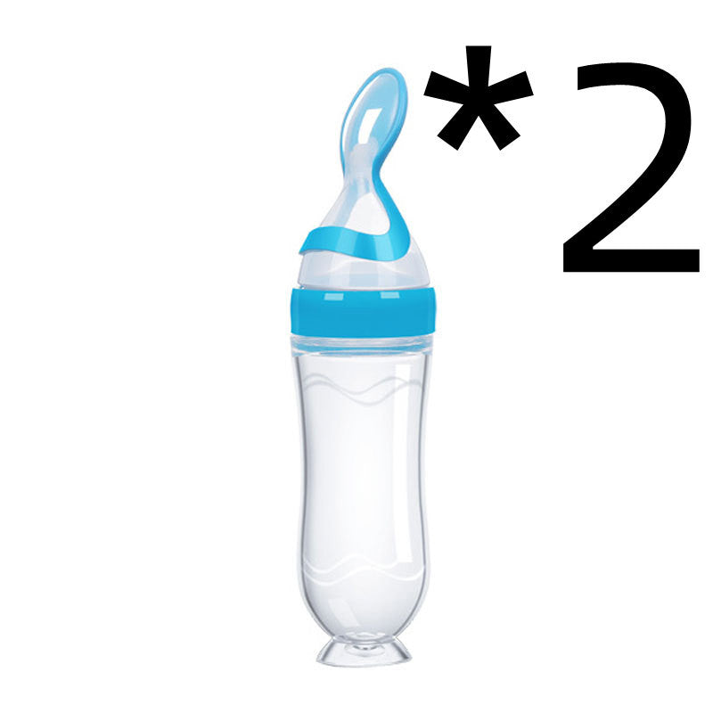 Biberon avec cuillère pour bebe intégrer