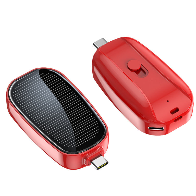 Mini station de charge solaire portable.