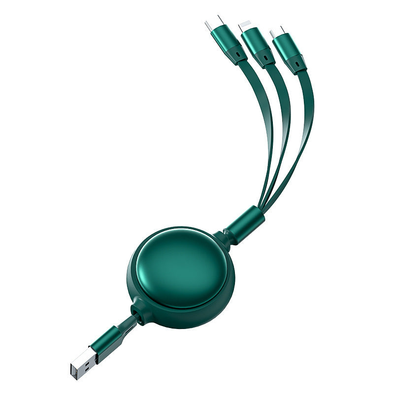 Cable rétractable 3 en 1