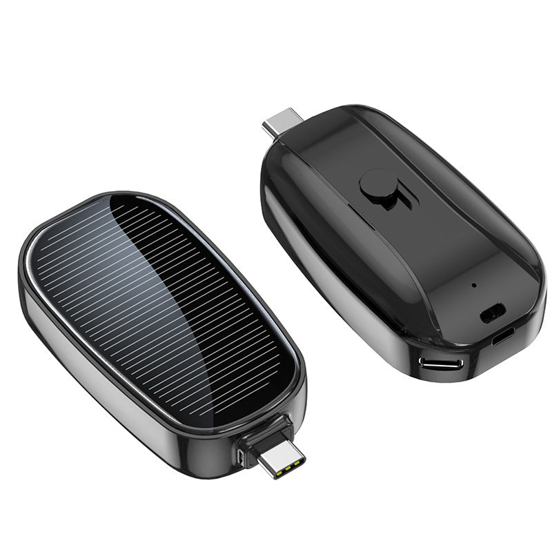 Mini station de charge solaire portable.