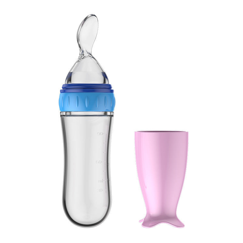 Biberon avec cuillère pour bebe intégrer