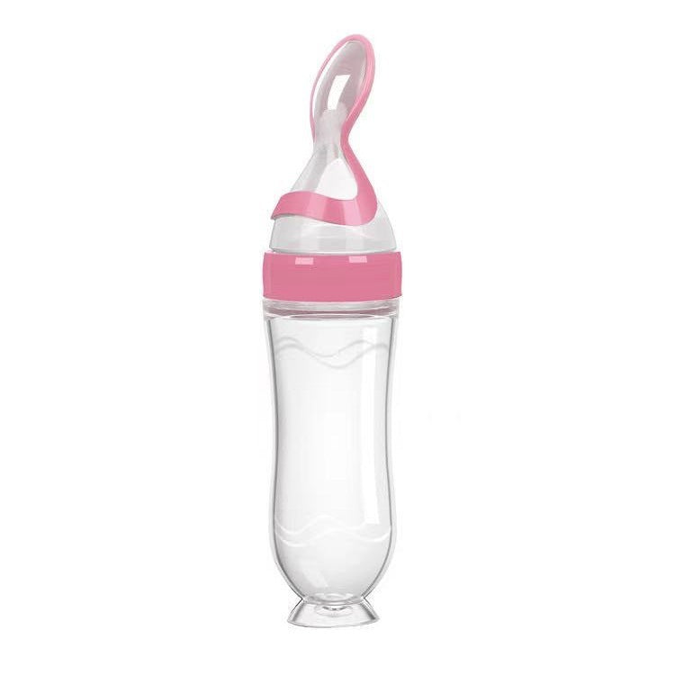 Biberon avec cuillère pour bebe intégrer