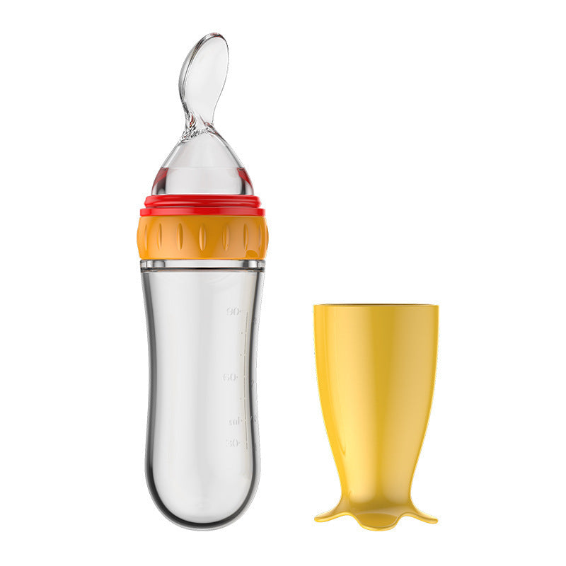 Biberon avec cuillère pour bebe intégrer